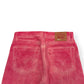 STUSSY X LEVI’S JACQUARD JEANS PINK W33