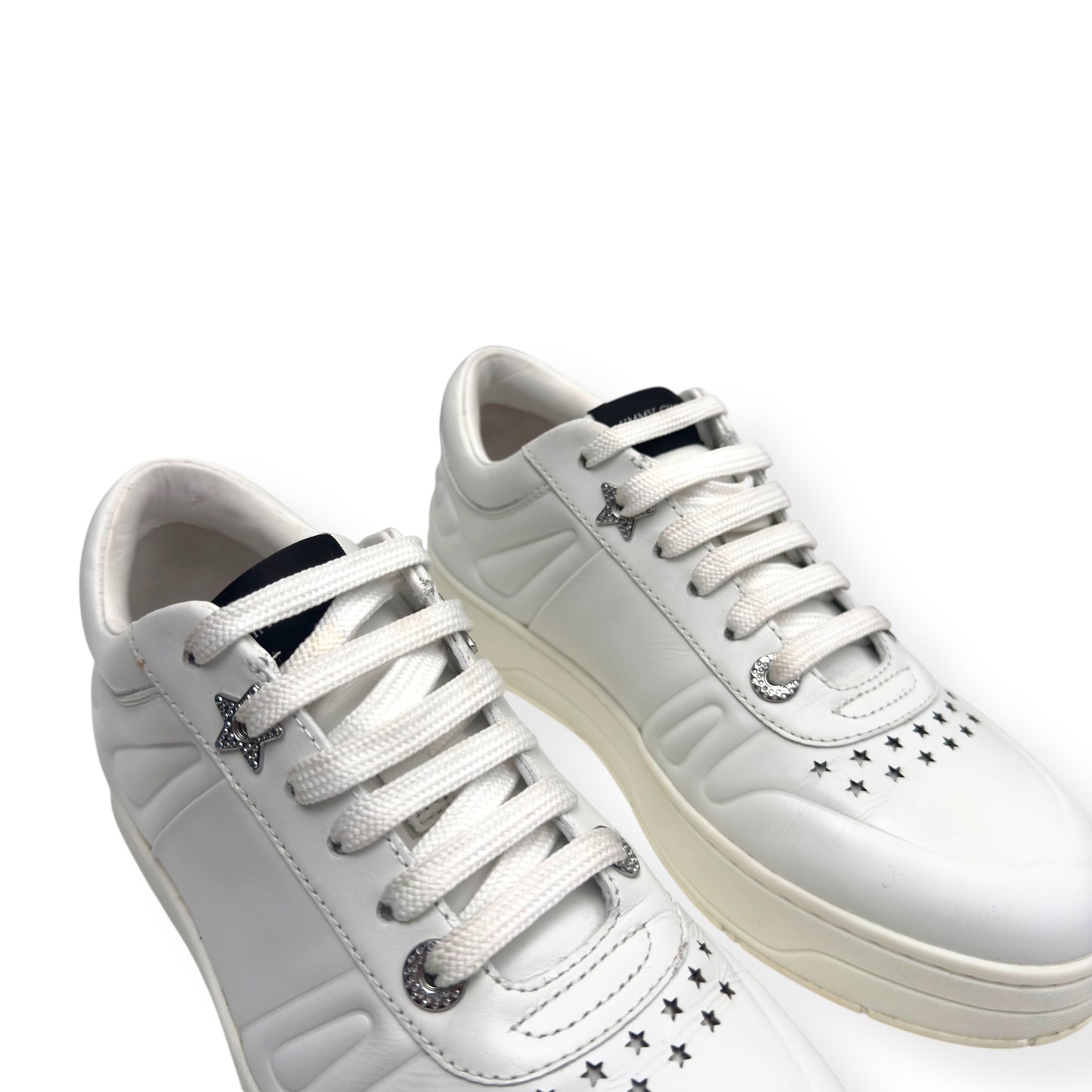 JIMMY CHOO HAWAII SNEAKER WHITE 38 / UK5