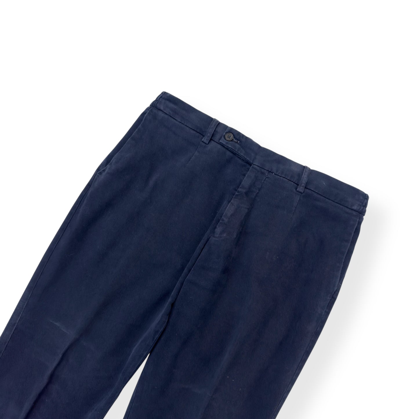 THOM SWEENEY COTTON TROUSERS BLUE 52 / L