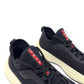 PRADA NEOPRENE LOW TOP SNEAKER BLACK / WHITE UK7