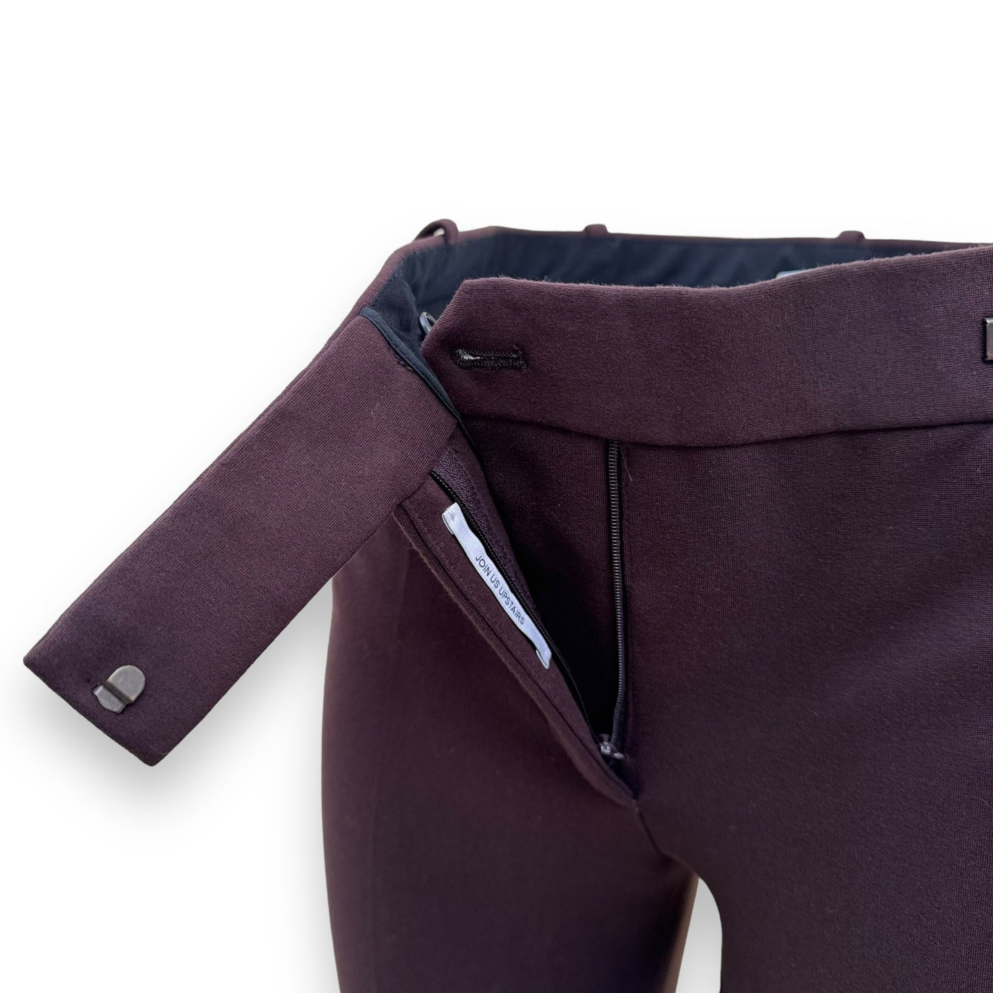 THE ATTICO SPLIT TROUSER BROWN UK8