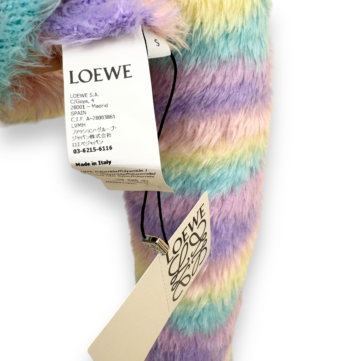 LOEWE WAVY STRIPED BRUSHED JUMPER MULTICOLOURED S