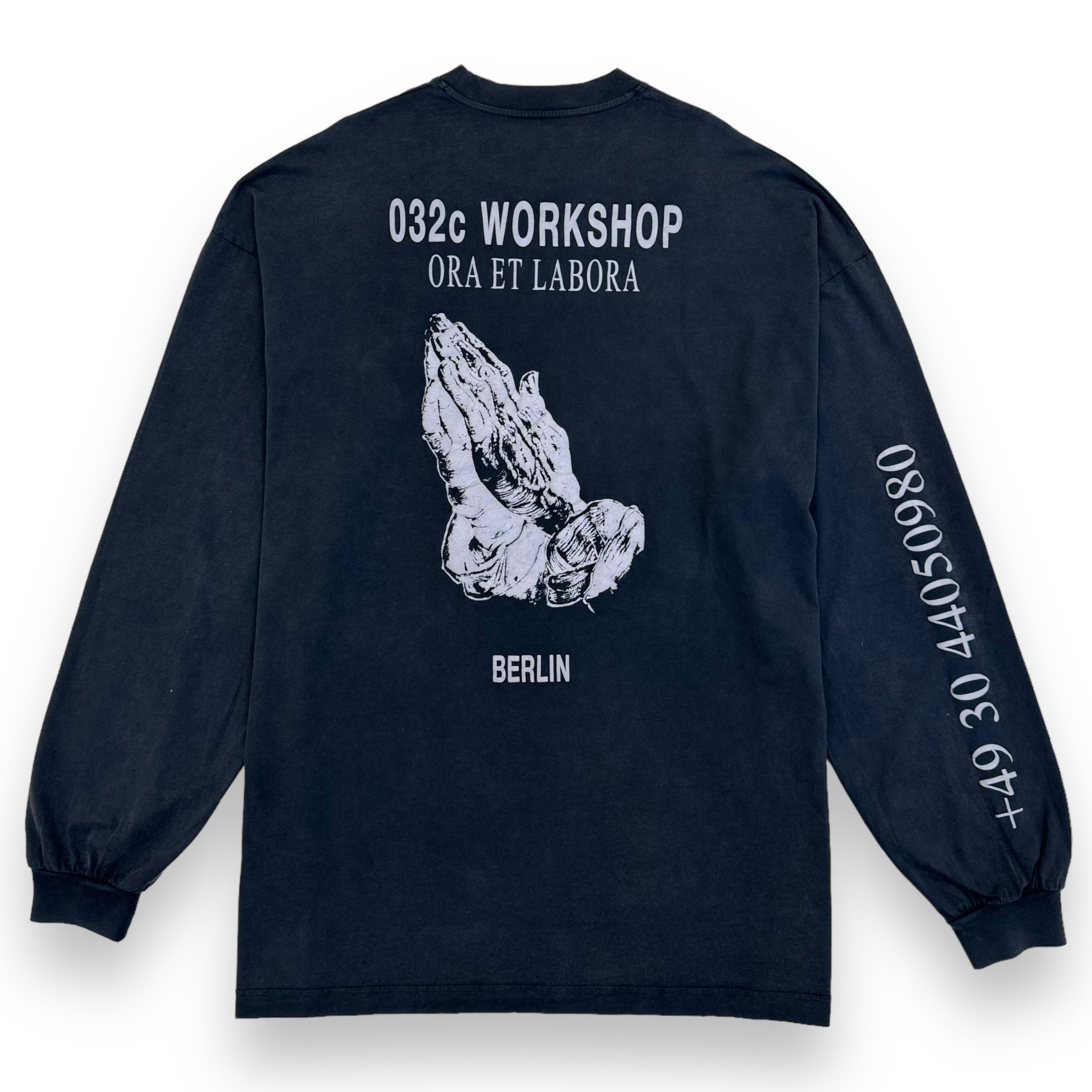 032C RELIGIOUS SERVICES LONG SLEEVE T-SHIRT GREY XL