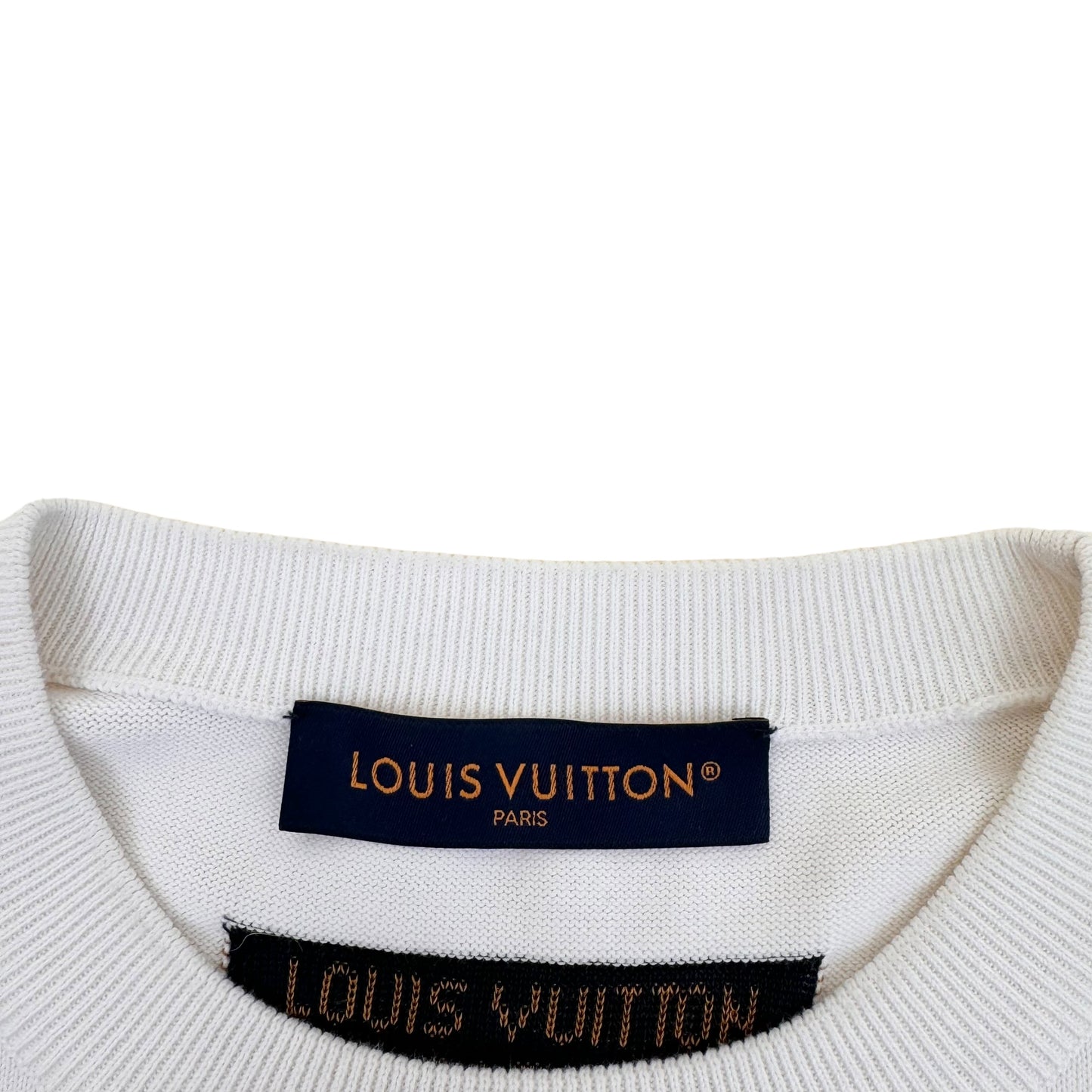 LOUIS VUITTON 2023 GRAPHIC CREW NECK T-SHIRT WHITE L