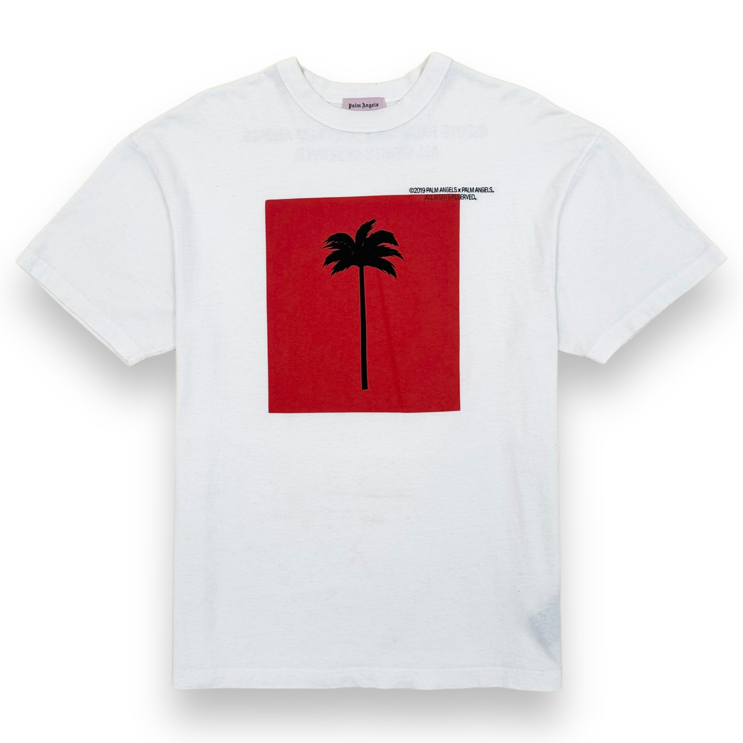 PALM ANGELS T-SHIRT WHITE L