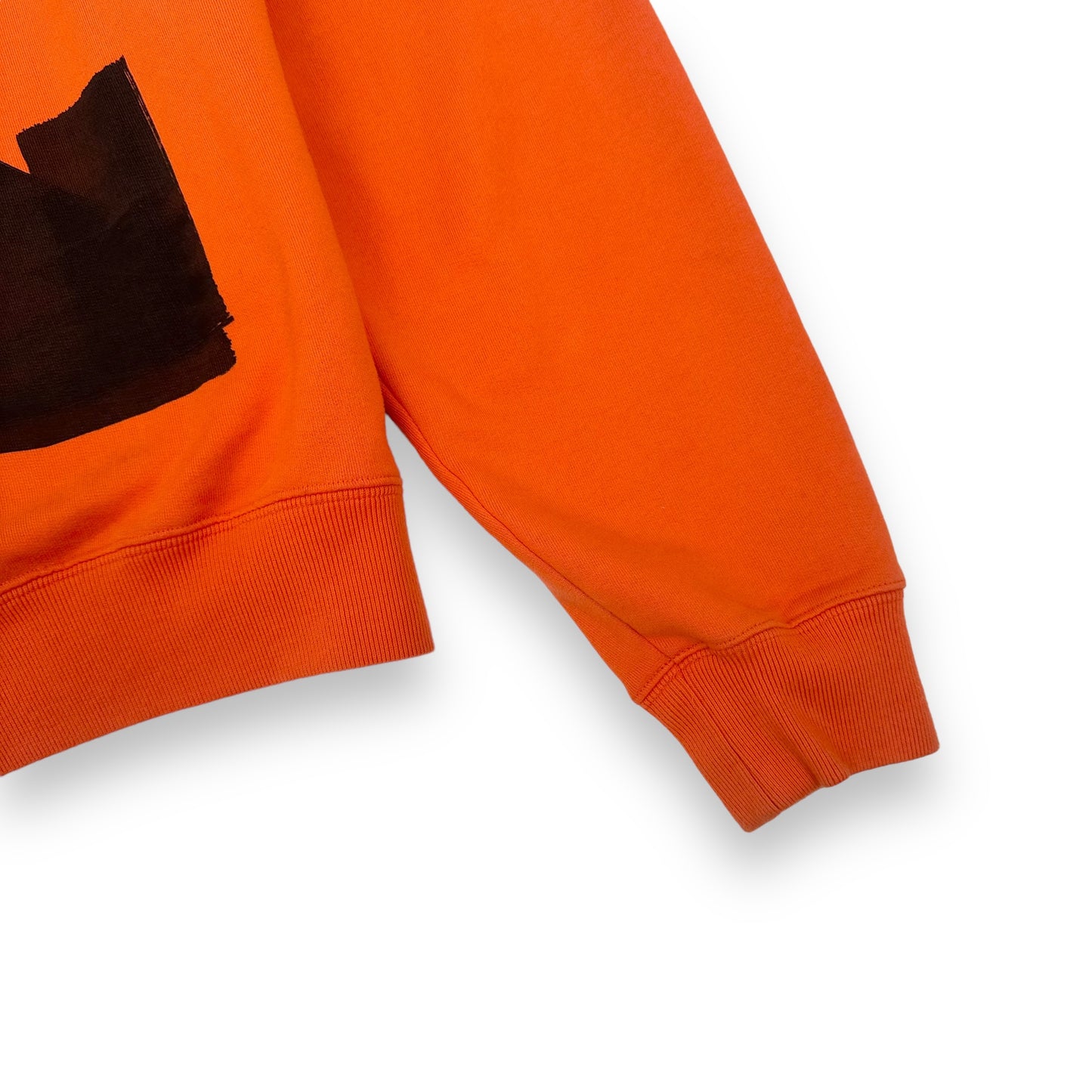 OFF-WHITE ARROW HOODIE ORANGE L