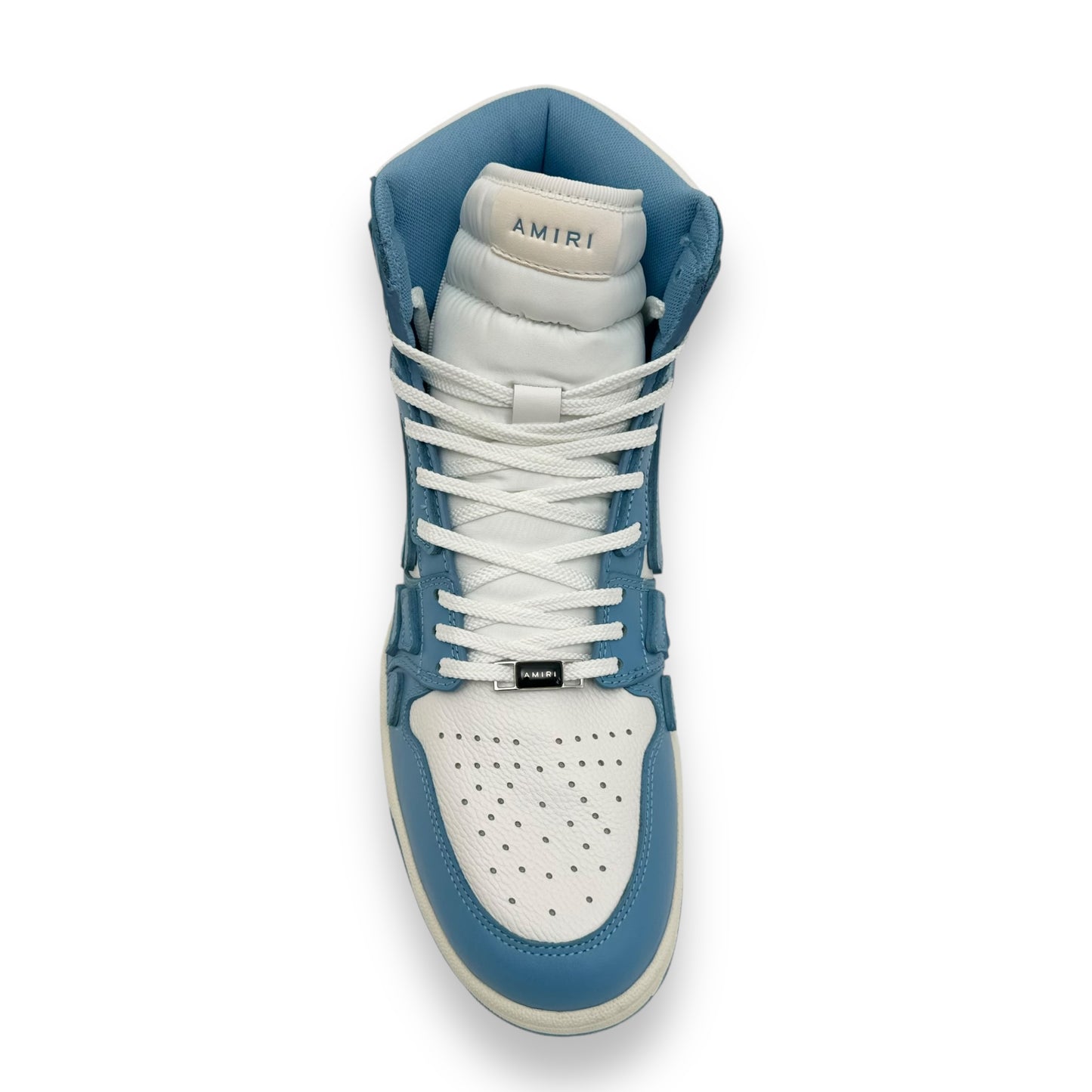 AMIRI SKEL TOP HI POWDER HIGH TOP SNEAKER BLUE / WHITE UK10