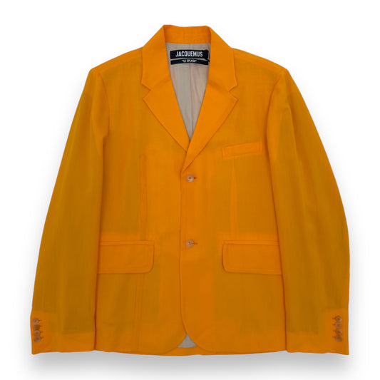 JACQUEMUS 'LE SPLASH' LA VESTE BACIO BLAZER ORANGE L