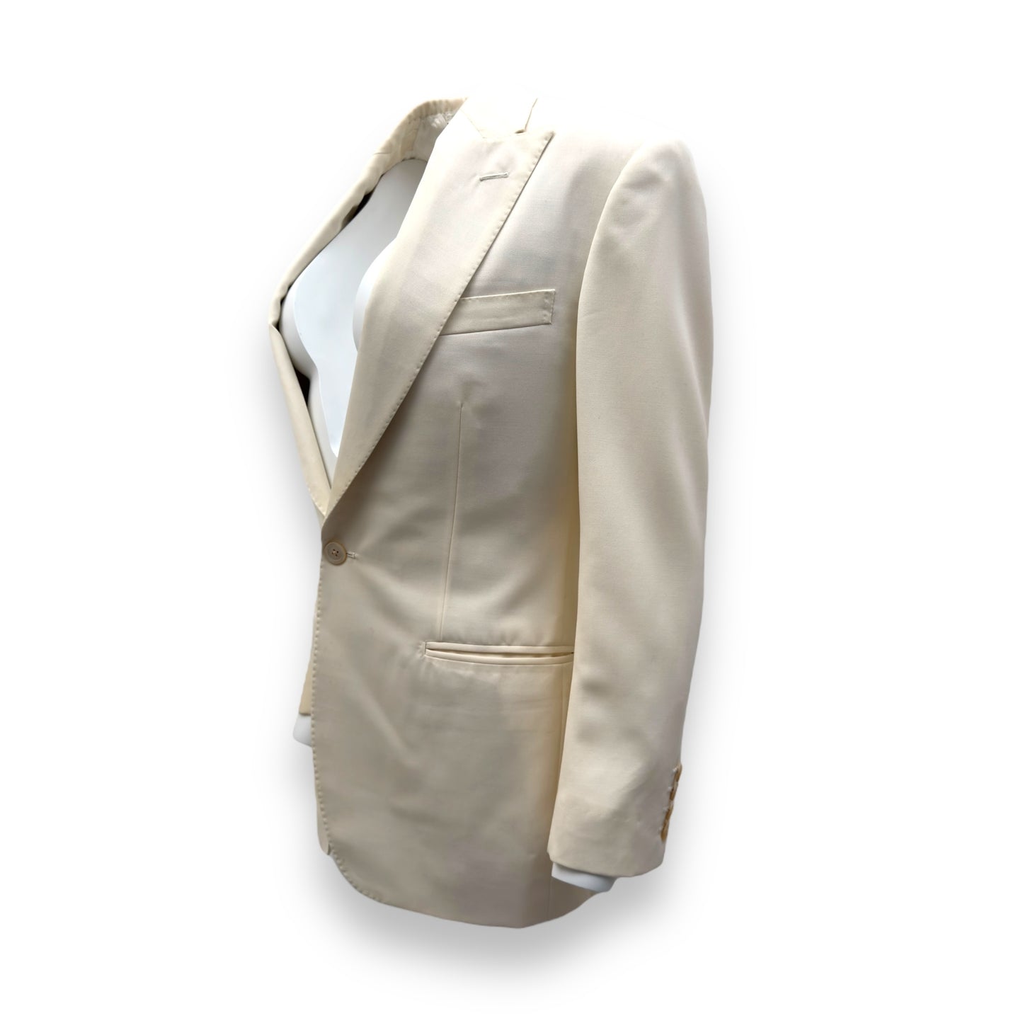 THOM SWEENEY BESPOKE JACKET CREAM UK8