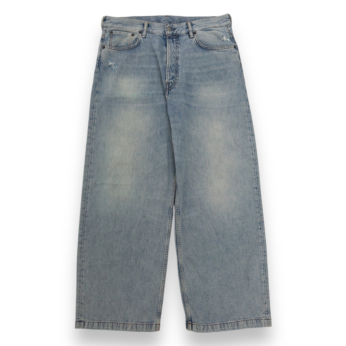 ACNE STUDIOS BAGGY FIT DENIM JEANS BLUE W34”