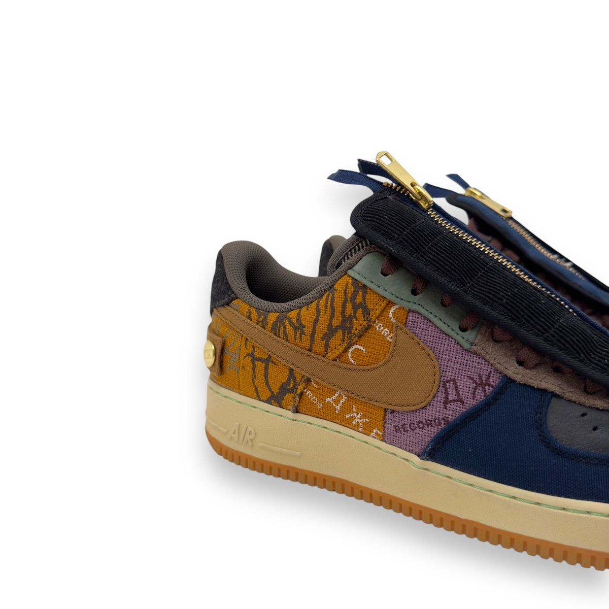 NIKE AIR FORCE 1 LOW X TRAVIS SCOTT CACTUS JACK SNEAKER UK9