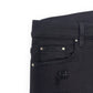 AMIRI MX1 SKINNY FIT LEATHER PATCH DENIM JEANS BLACK W32