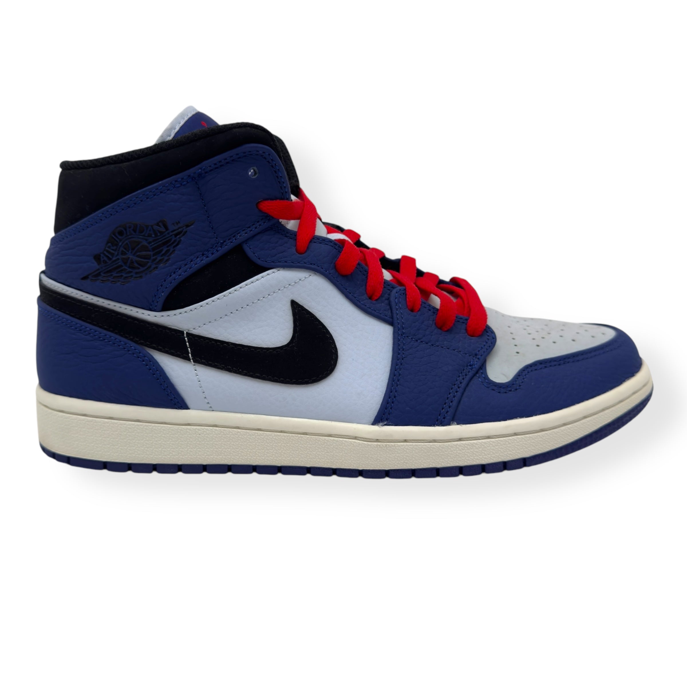 AIR JORDAN 1 RETRO SE MID SNEAKER DEEP ROYAL BLUE UK9