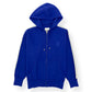 SANDRO HOODED ZIP-UP HOODIE BLUE / WHITE 1 / UK8 / S