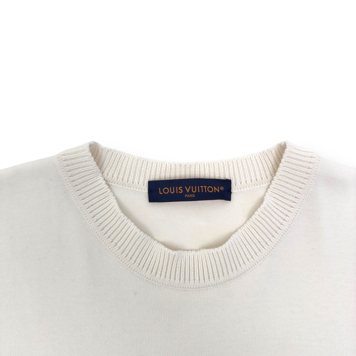 LOUIS VUITTON SIGNATURE CREWNECK T-SHIRT WHITE XXL