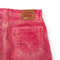 STUSSY X LEVI’S JACQUARD JEANS PINK W33