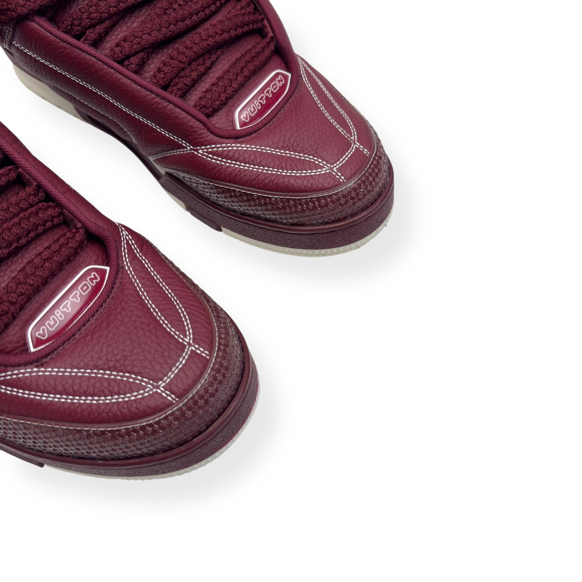 LOUIS VUITTON LV SKATE SNEAKER BORDEAUX RED UK9