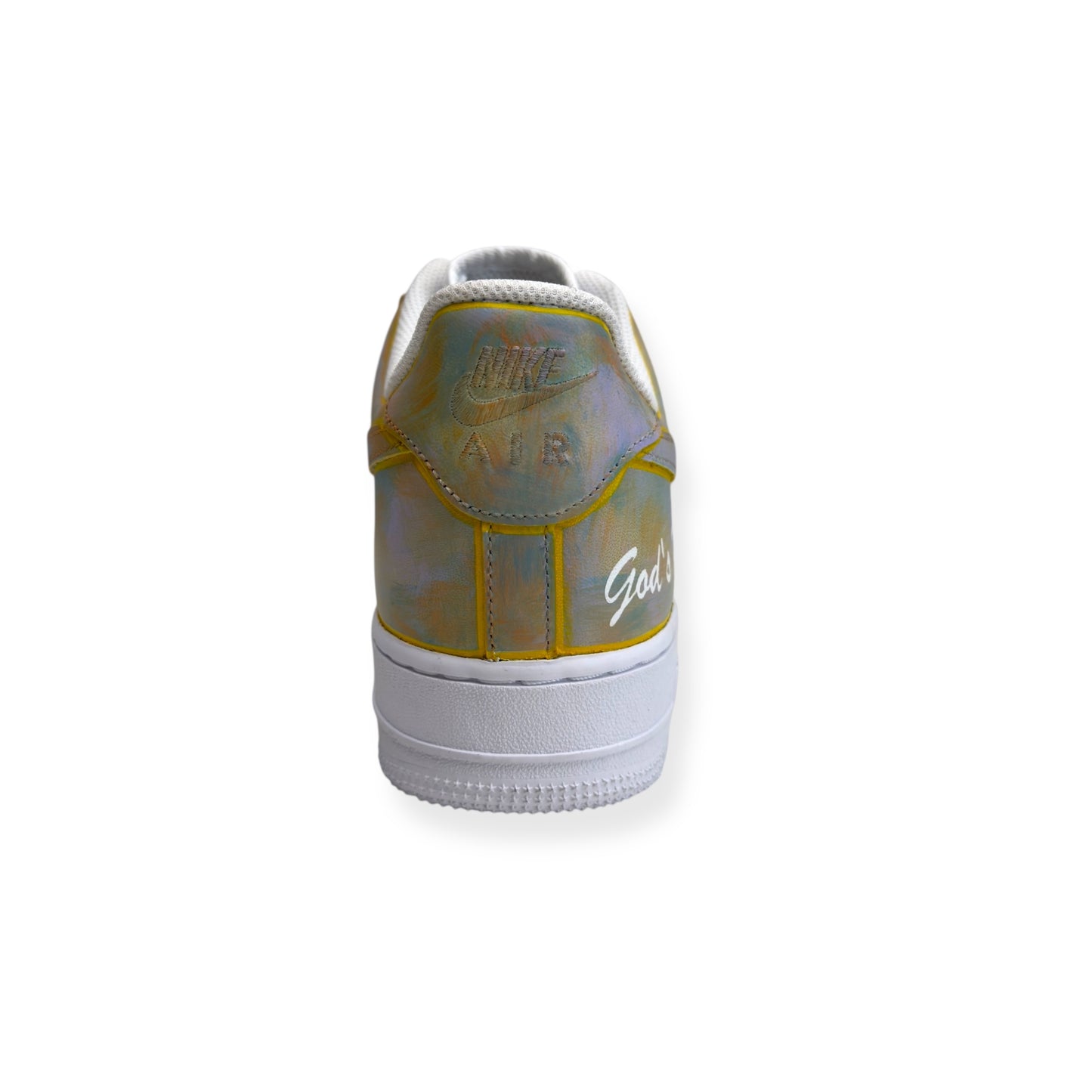 NIKE AIR FORCE 1 CUSTOM SNEAKER MULTICOLOURED UK9.5