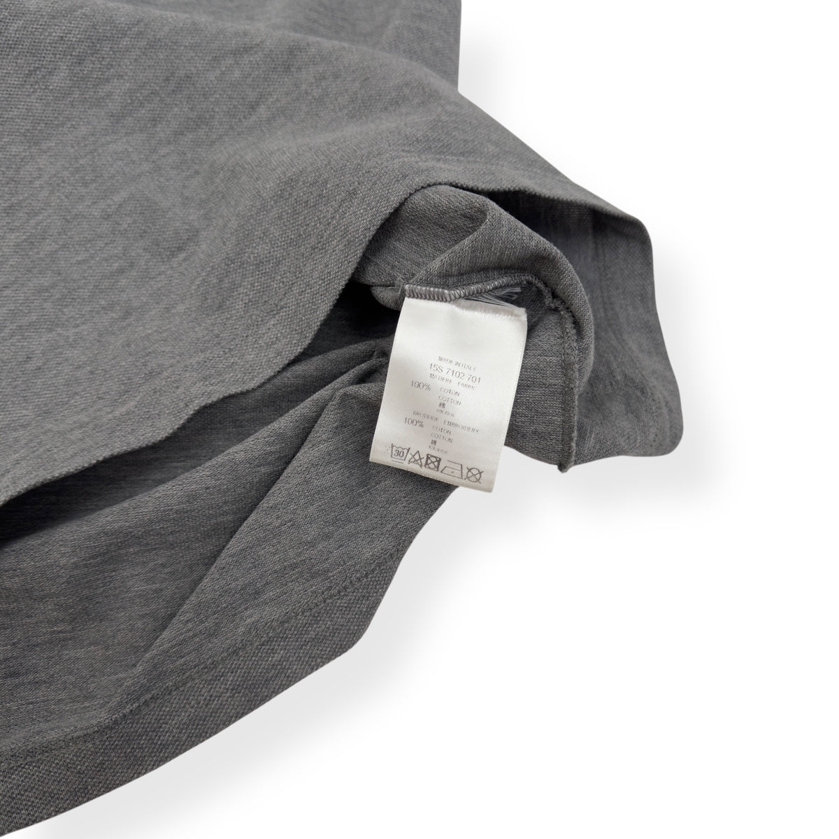 GIVENCHY STAR EMBOIDERED POLO SHIRT GREY / ORANGE M