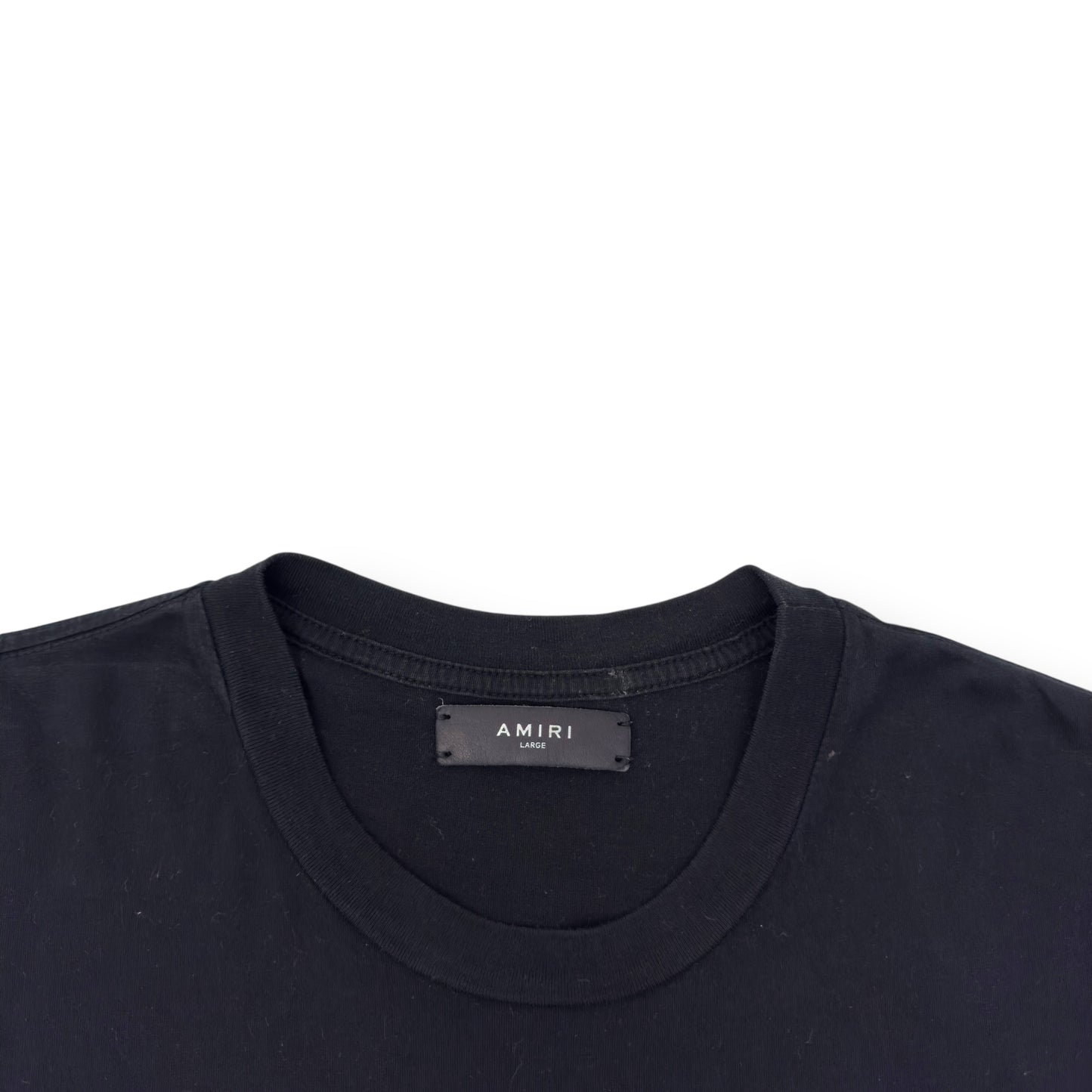 AMIRI FLAME LOGO T-SHIRT BLACK / YELLOW L