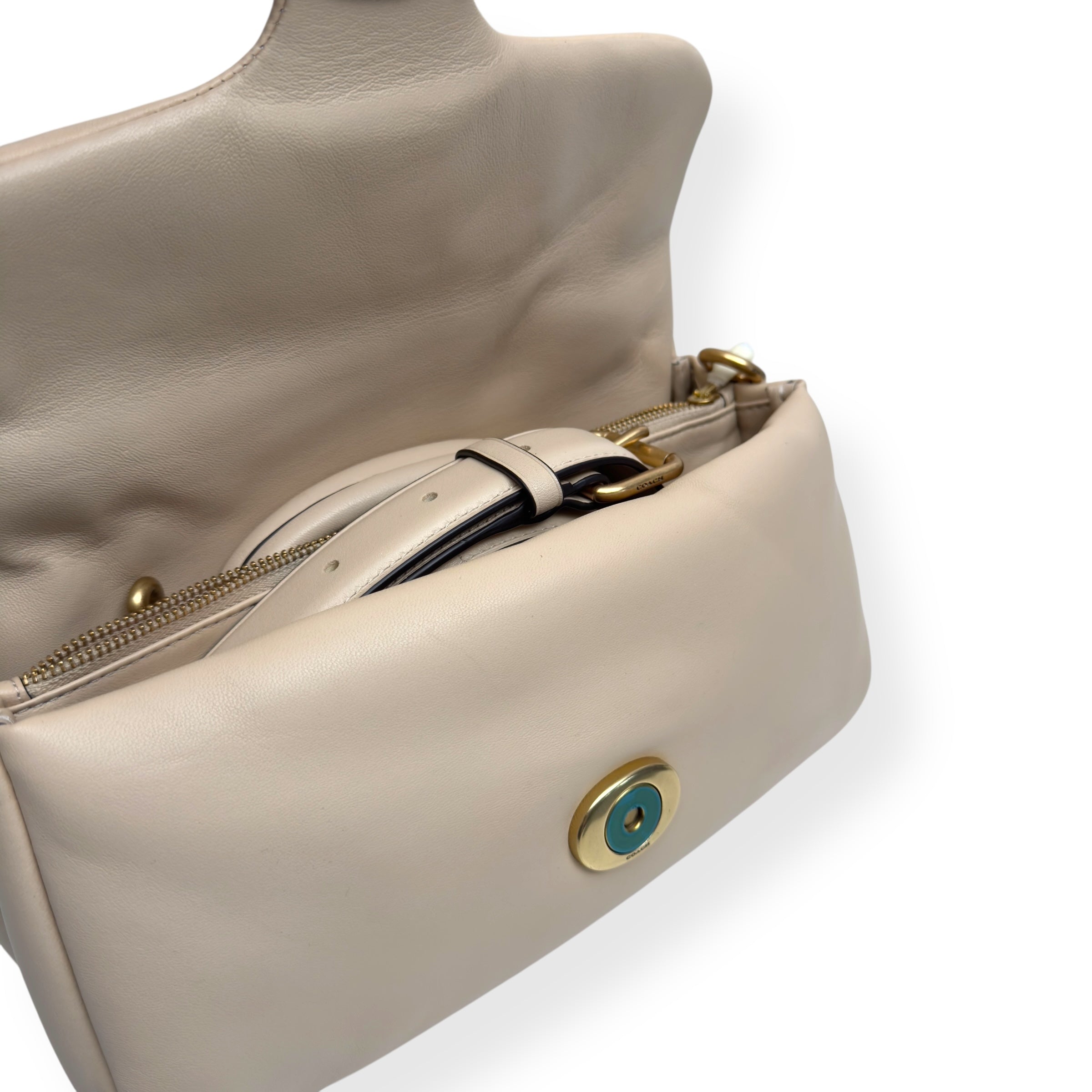 COACH PILLOW TABBY SHOULDER BAG BEIGE 26