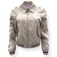 SANDRO PARIS BIKER JACKET NEUTRAL 40 / M / UK12