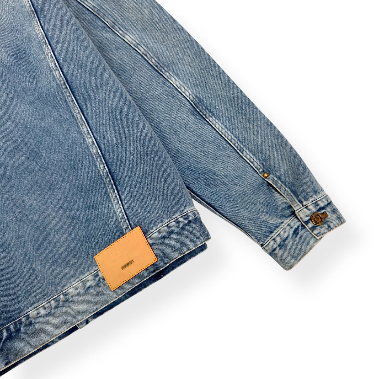 LOUIS VUITTON DENIM JACKET LUXURY BLUE 50 / M