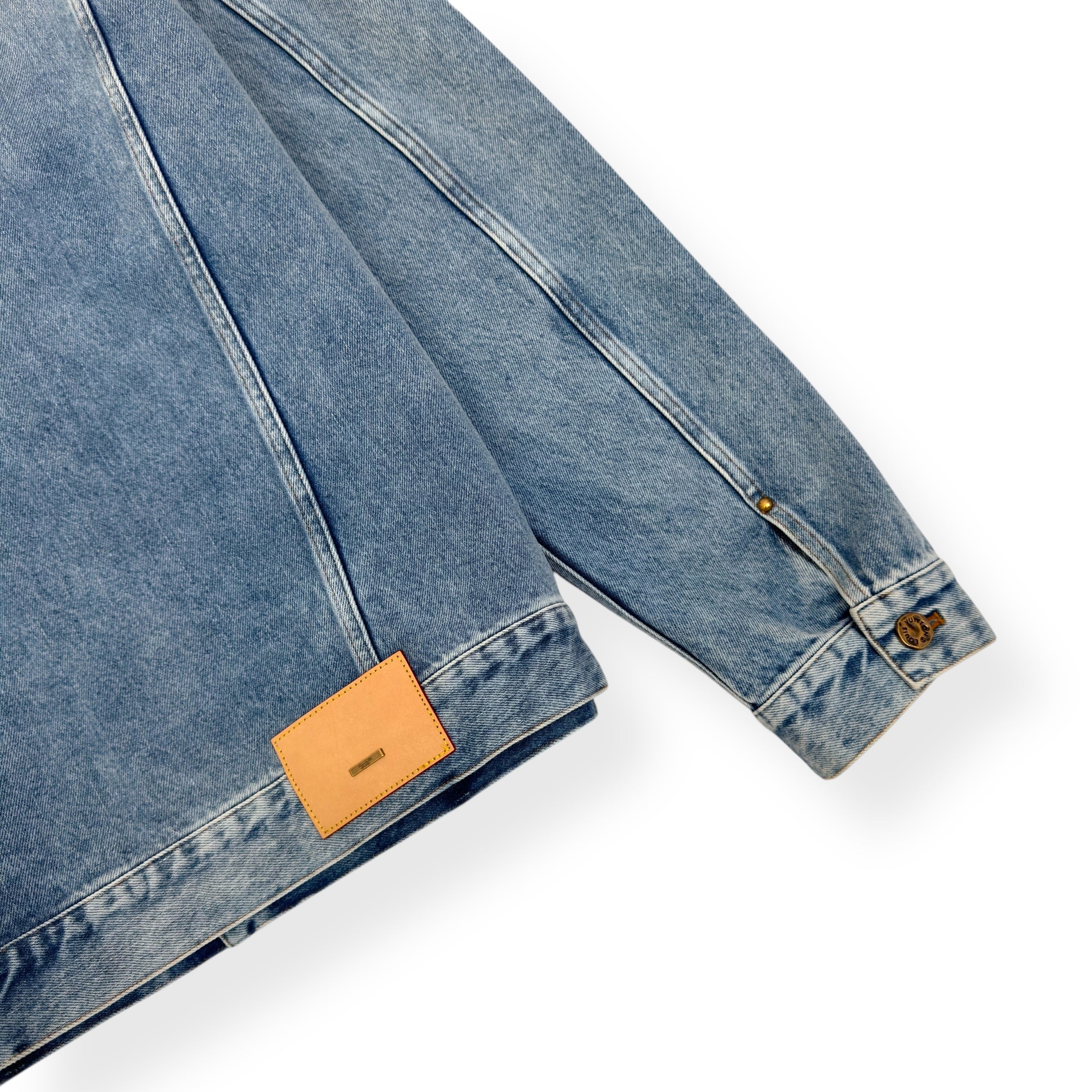 LOUIS VUITTON DENIM JACKET LUXURY BLUE 50 / M