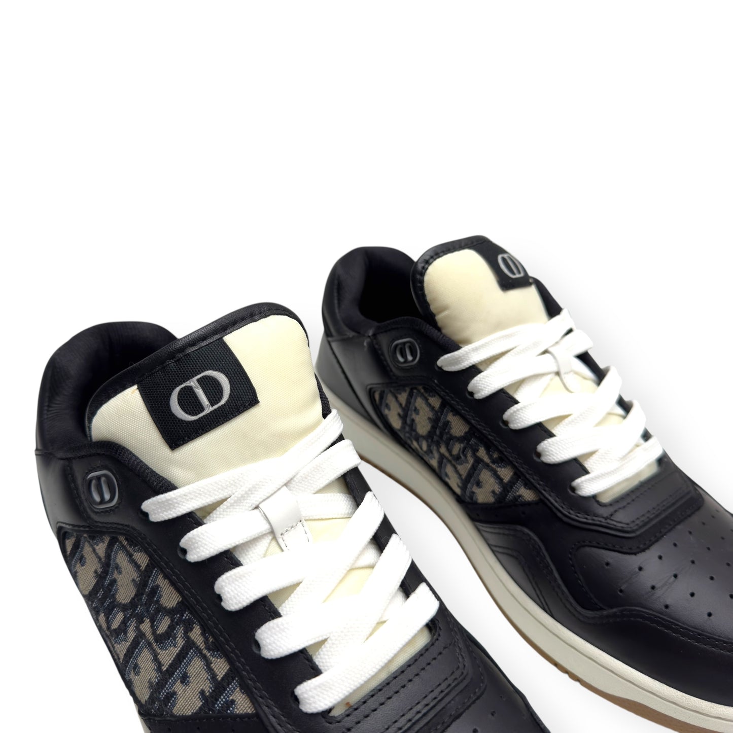 DIOR B27 LOW TOP SNEAKER BLACK / WHITE 43 / UK9