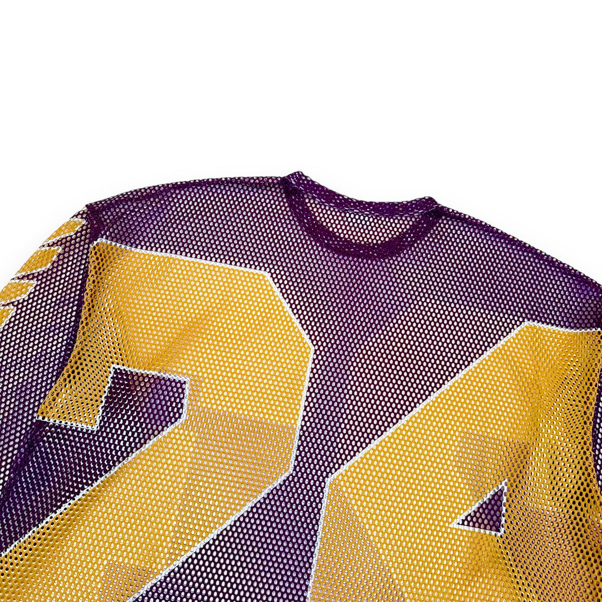 DRIES VAN NOTEN 23 OVERSIZED MESH SHIRT PURPLE L
