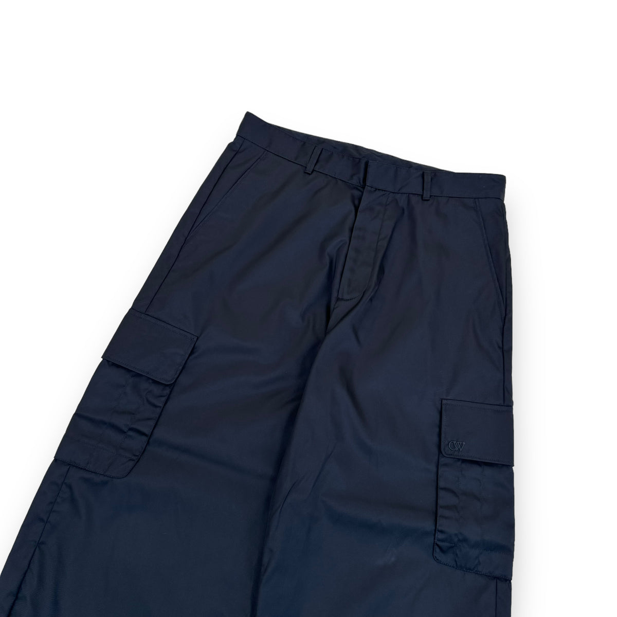 OFF-WHITE BAGGY TROUSERS BLACK L