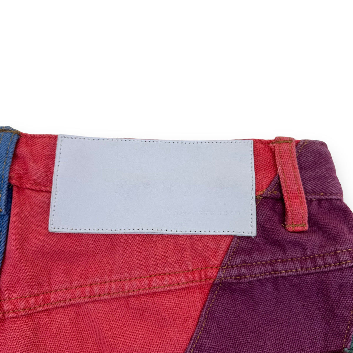 GLASS CYPRESS WIDE FIT WESTERN DENIM JEANS MULTICOLOURED 34”