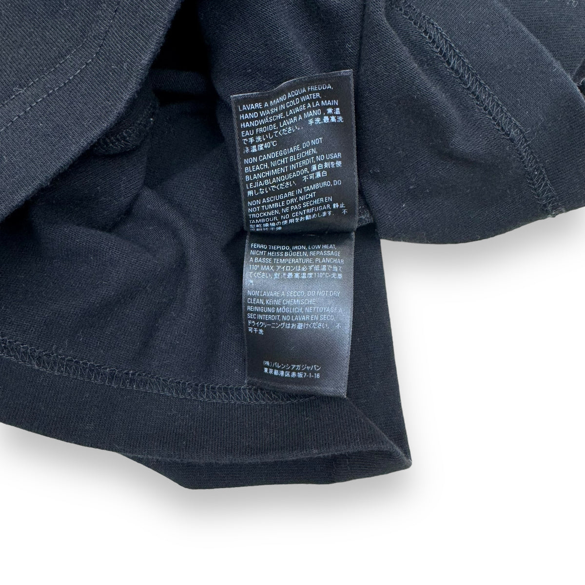 BALENCIAGA OVERSIZED SYMBOLIC LOGO T-SHIRT BLACK M