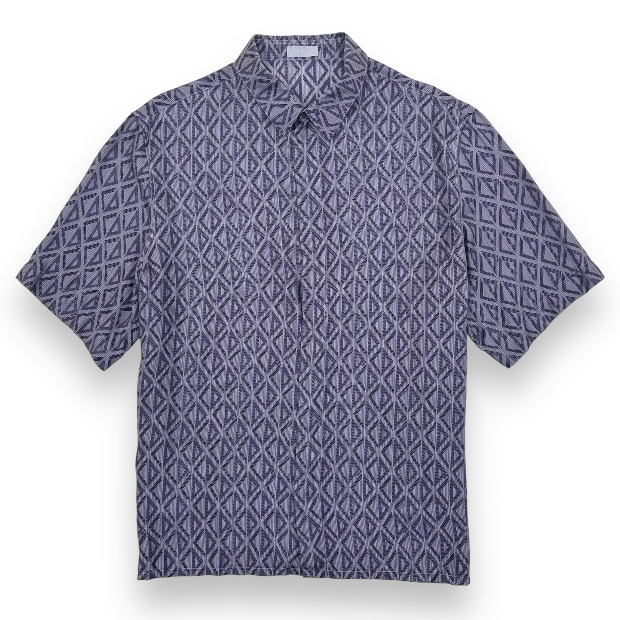 DIOR CD DIAMOND SILK SHIRT L