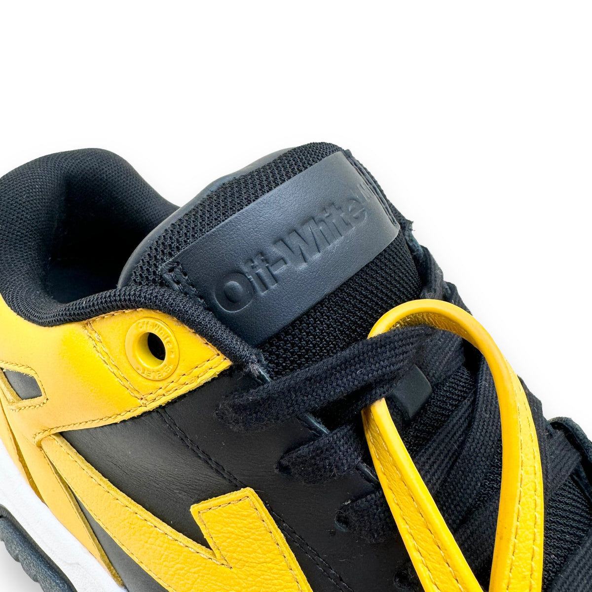 OFF-WHITE OUT OF OFFICE SNEAKER YELLOW / BLACK UK9