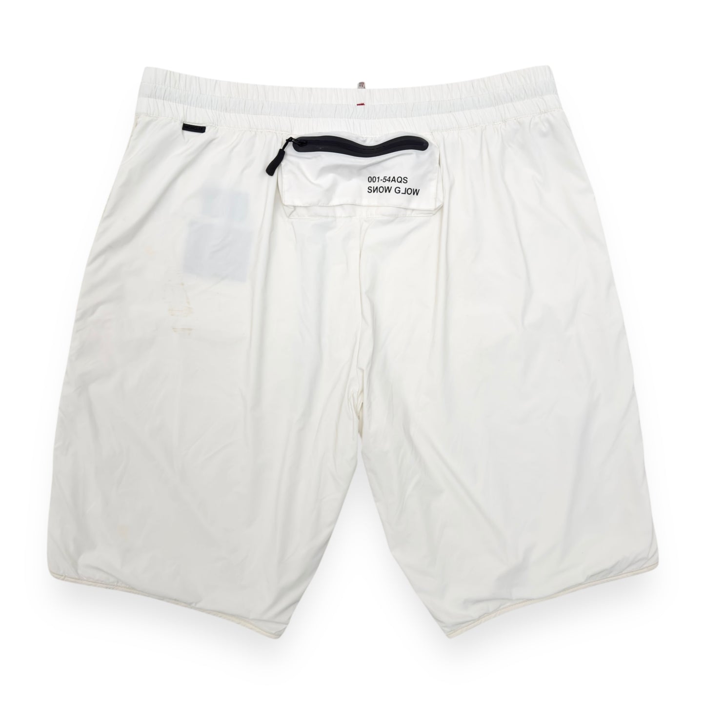 MONCLER GRENOBLE DAY-NAMIC NYLON SHORTS WHITE L