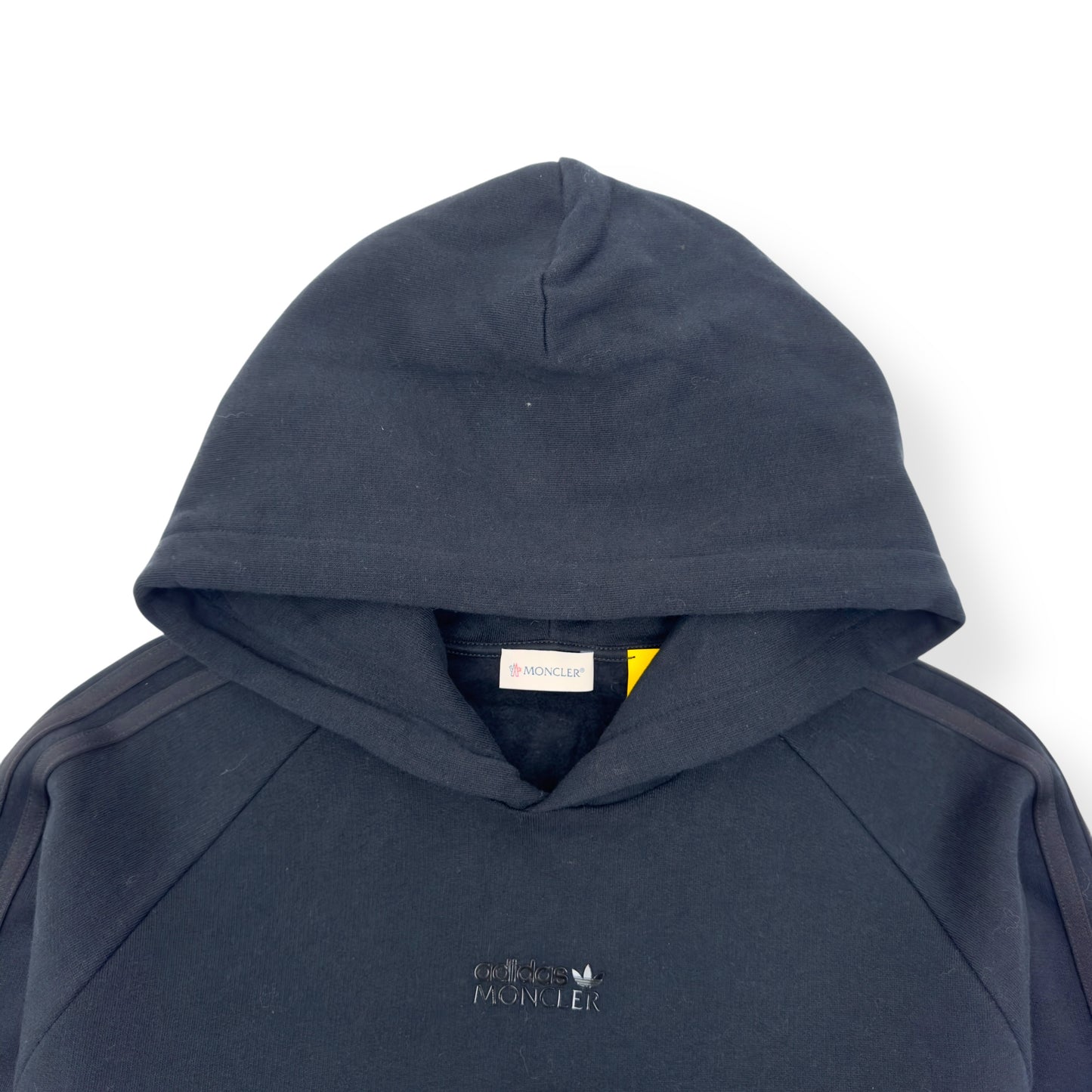 MONCLER GENIUS X ADIDAS DOWN PANNEL HOODIE BLACK 3 / M