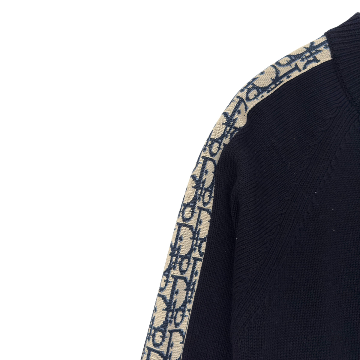 DIOR KNITTED CREWNECK SWEATER BLACK XL