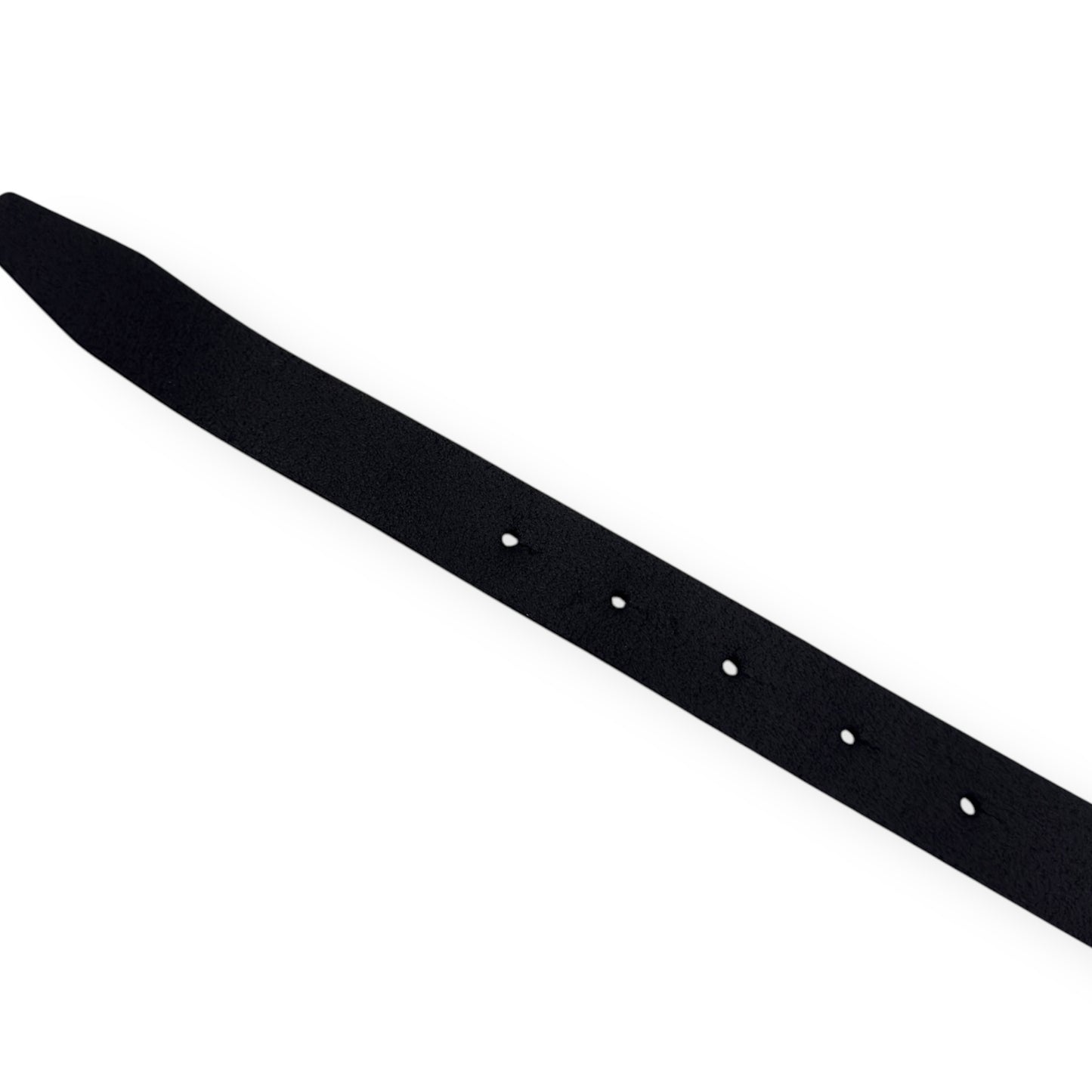 BALENCIAGA BB THIN LEATHER BELT BLACK 75CM