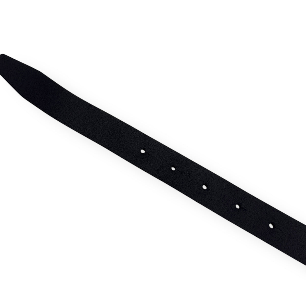 BALENCIAGA BB THIN LEATHER BELT BLACK 75CM