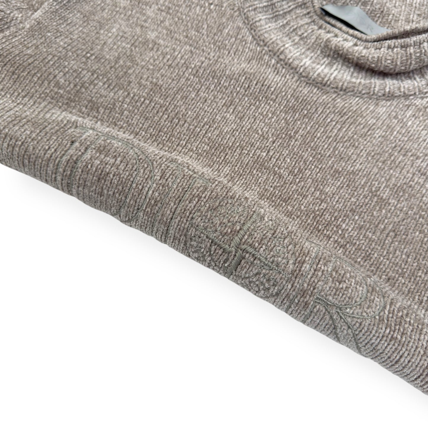 DIOR X STONE ISLAND TECHNICAL SWEATER BEIGE / WHITE XL