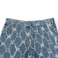 LOUIS VUITTON MONOGRAM PRINTED DENIM SHORTS INDIGO BLUE W34” / L