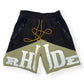 RHUDE YACHTING SWIM SHORTS BLACK / OLIVE M
