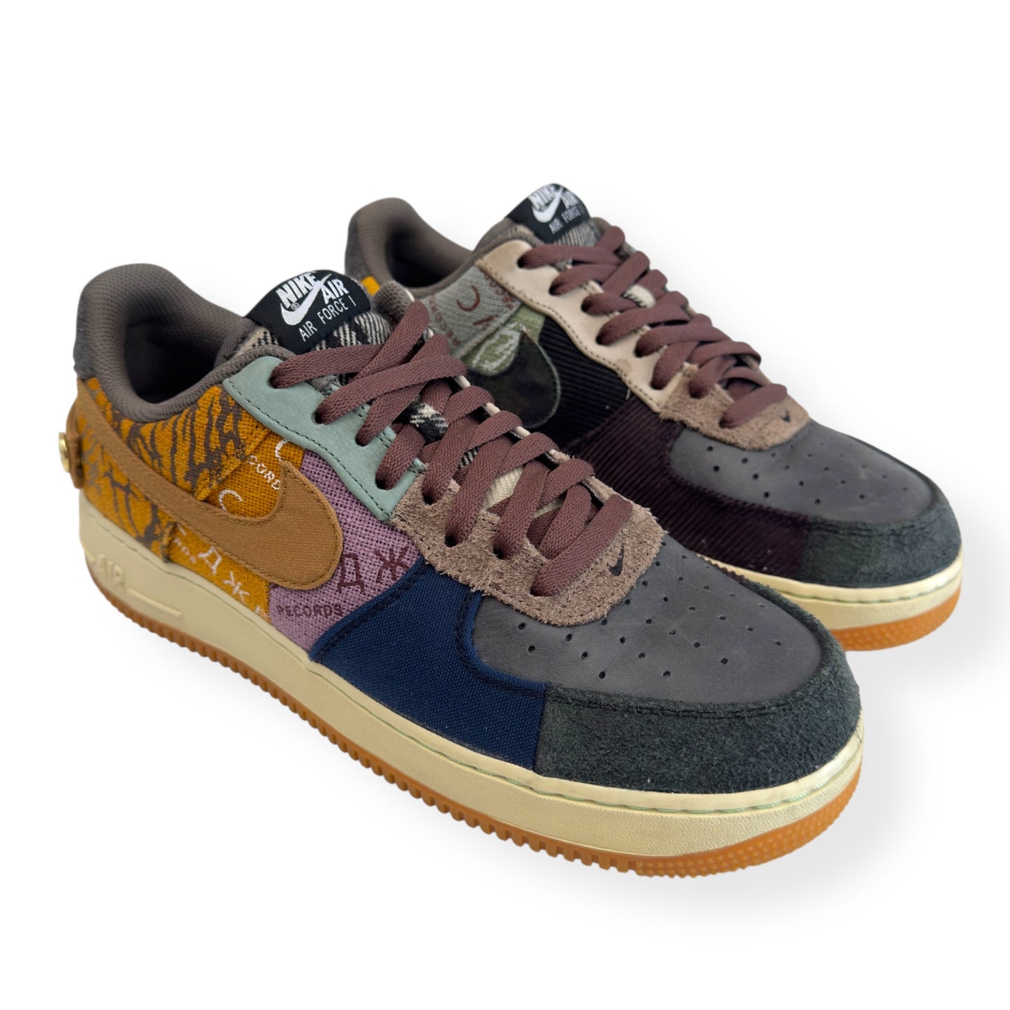 NIKE X TRAVIS SCOTT CACTUS JACK AIR FORCE 1 SNEAKER UK9