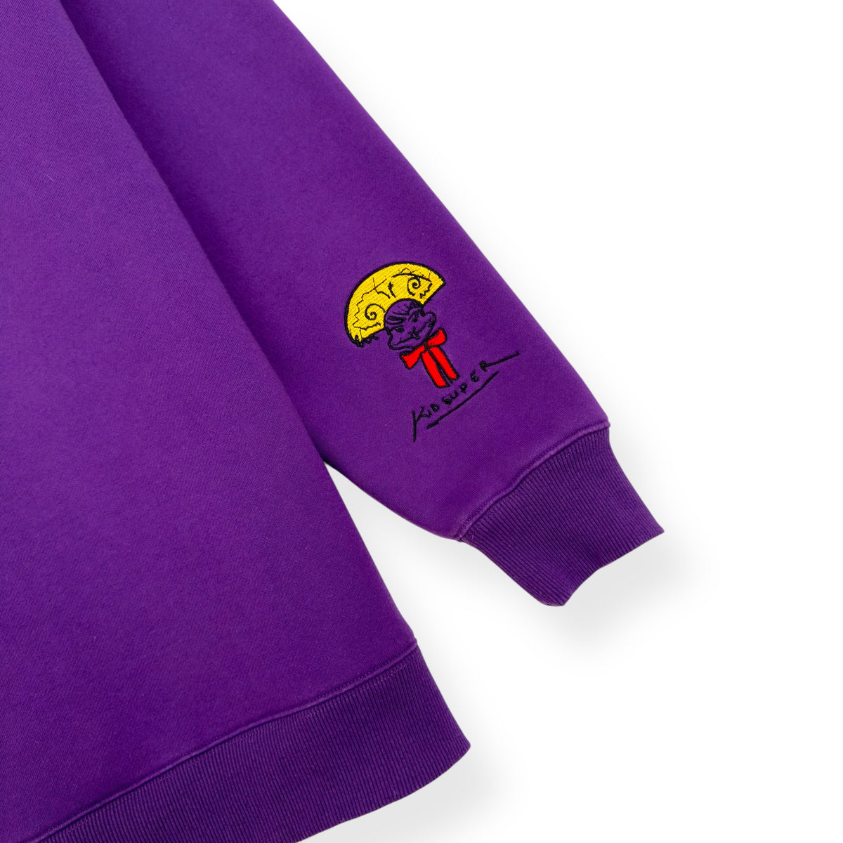 KID SUPER SUPER HOODIE PURPLE L