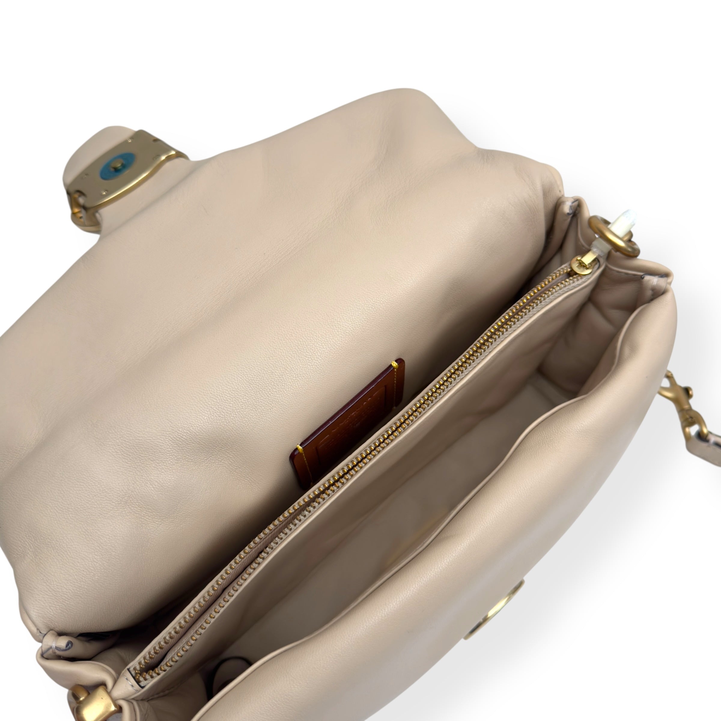 COACH PILLOW TABBY SHOULDER BAG BEIGE 26