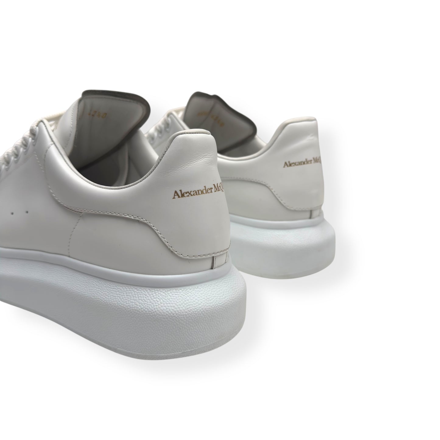 ALEXANDER MCQUEEN OVERSIZED LEATHER SNEAKER WHITE 42.5 / UK8.5