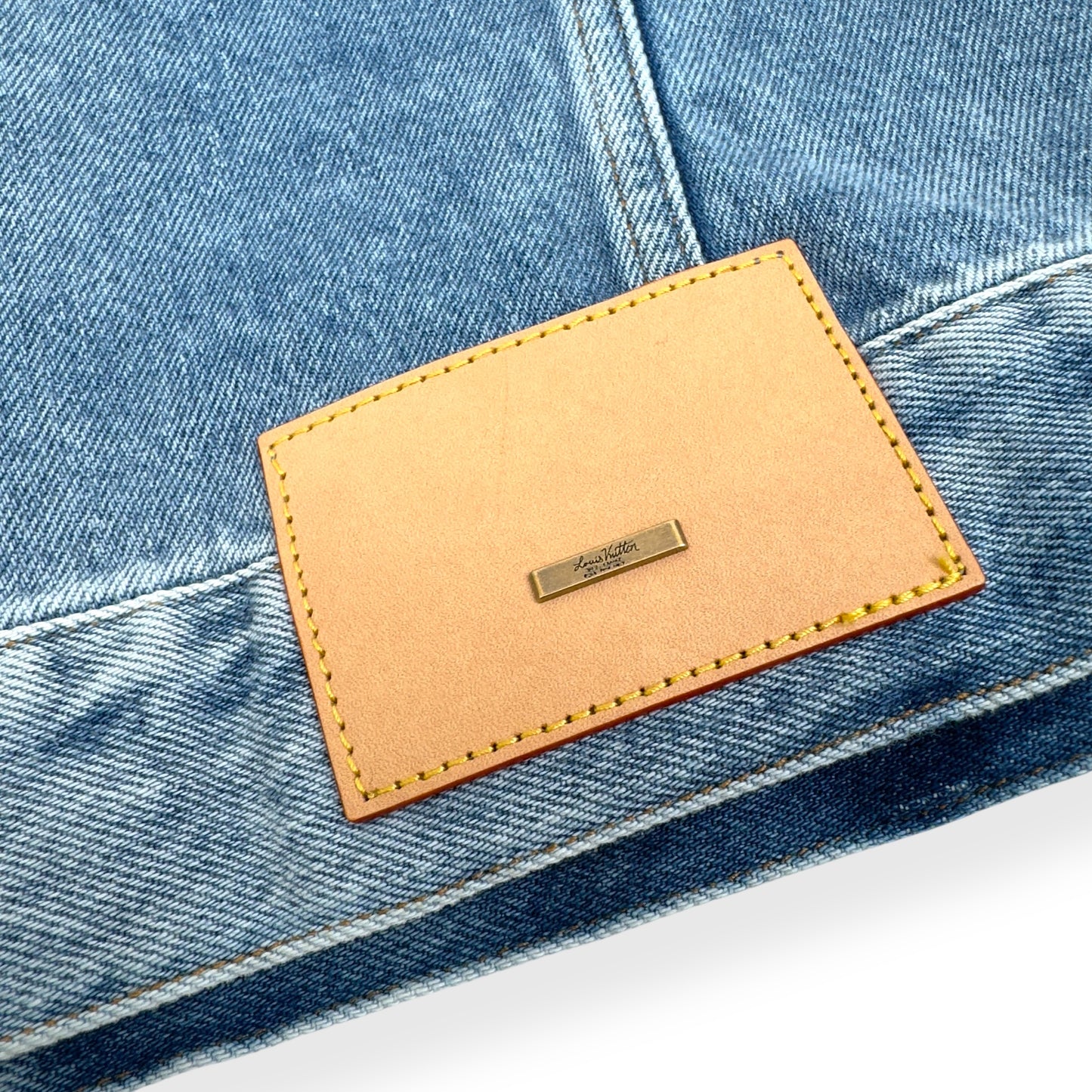 LOUIS VUITTON DENIM JACKET LUXURY BLUE 50 / M