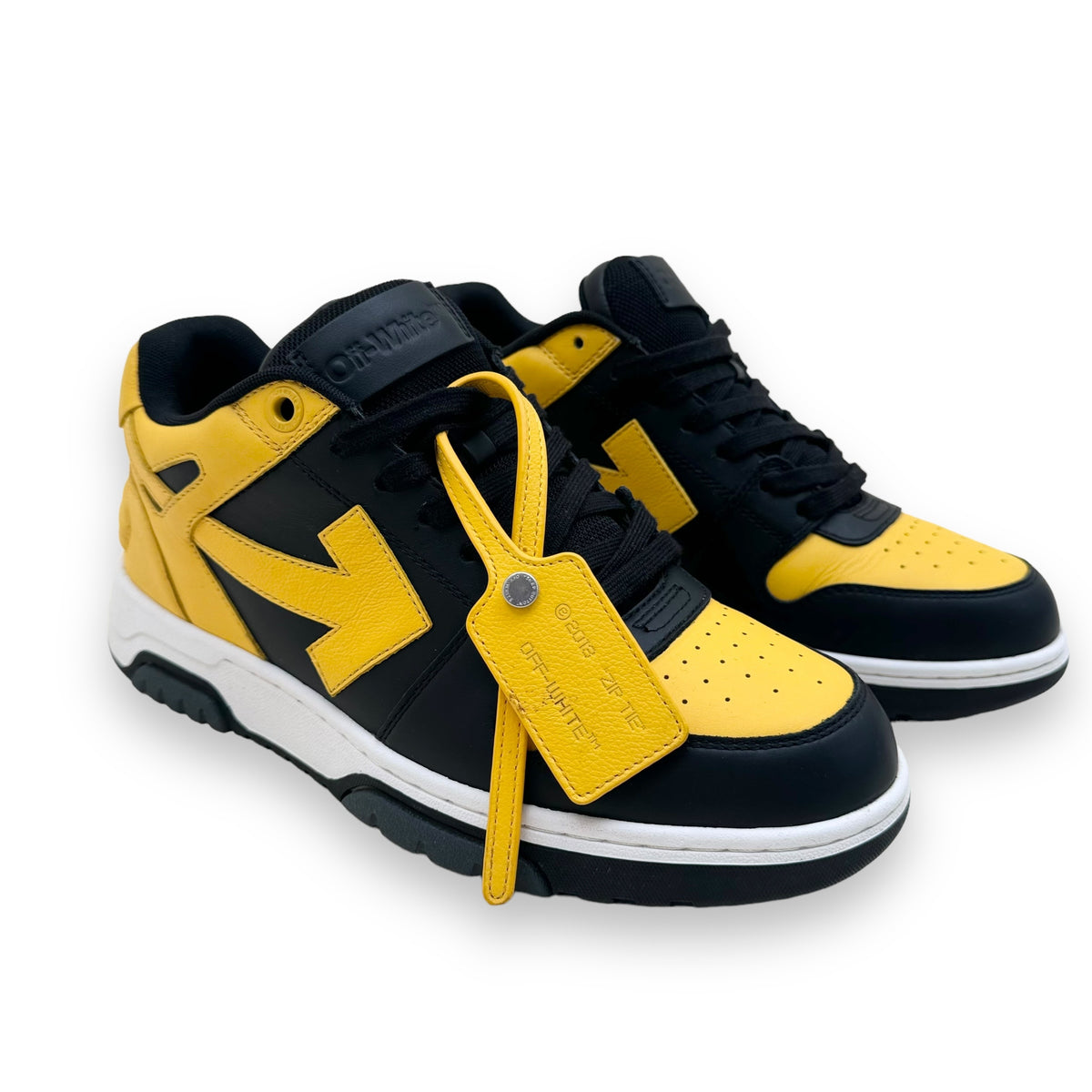 OFF-WHITE OUT OF OFFICE SNEAKER YELLOW / BLACK UK9