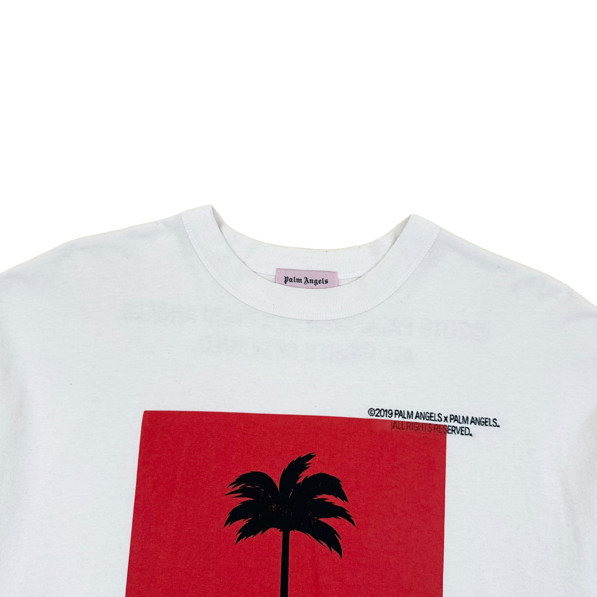 PALM ANGELS T-SHIRT WHITE L